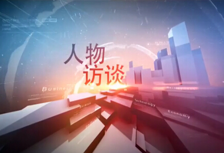 企業家春晚中，世界貿易中心理事會會長接受采訪
